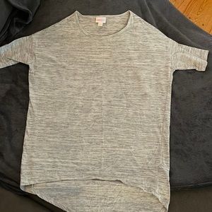 LuLaRoe Irma Tunic heathered gray